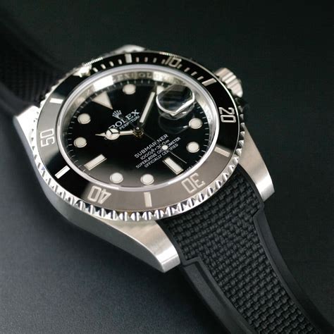 rolex submariner strap for sale|rolex submariner rubber strap price.